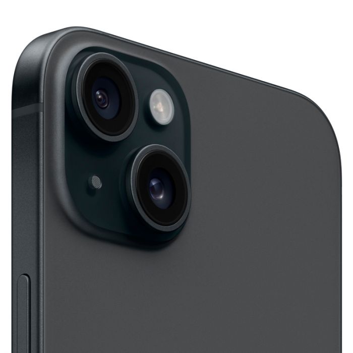 Apple iPhone 15 256 ГБ, nano SIM + eSIM, черный купить по цене 48